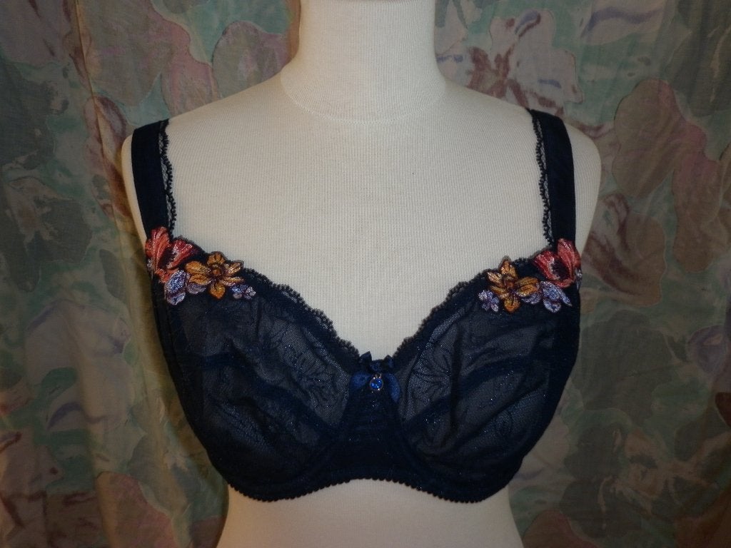 beugelBh maat 75G merk: Lise Charmel, Verzenden, Blauw, BH