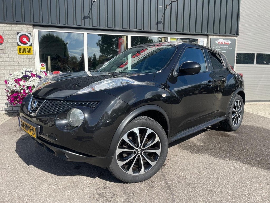 Nissan JUKE 1.6 DIG-T ACENTA Trekhaak Cruise Navi Climate Le, Auto's, Voorwielaandrijving, 1618 cc, Gebruikt, 1225 kg