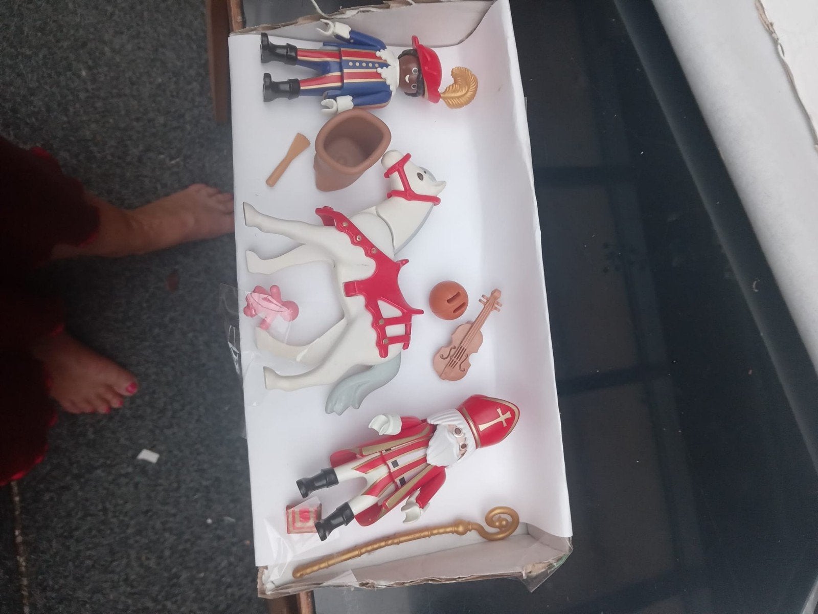 playmobil sinterklaas,en zwarte piet, Ophalen