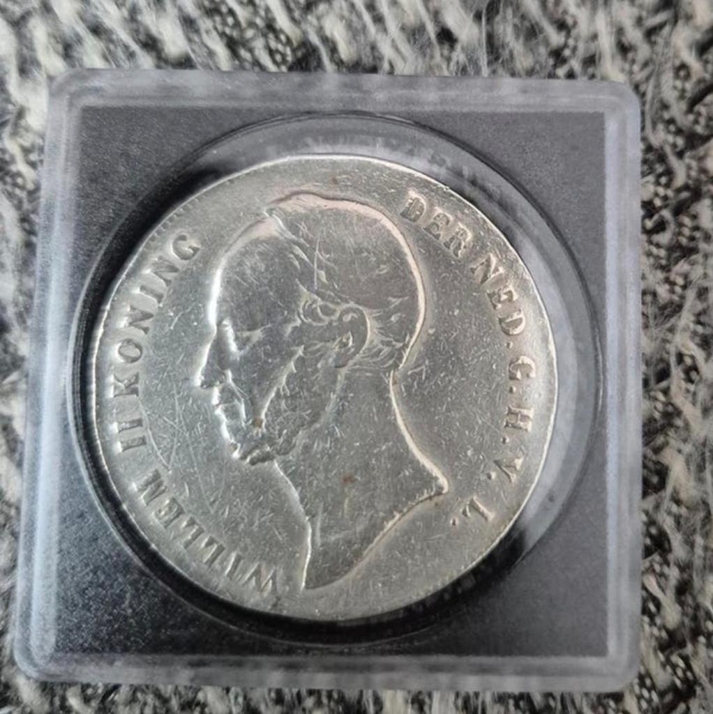 Zilveren 2,5 Gulden Koning Willem II 1846, Postzegels en Munten, Munten | Nederland, Zilver, Ophalen of Verzenden, Losse munt