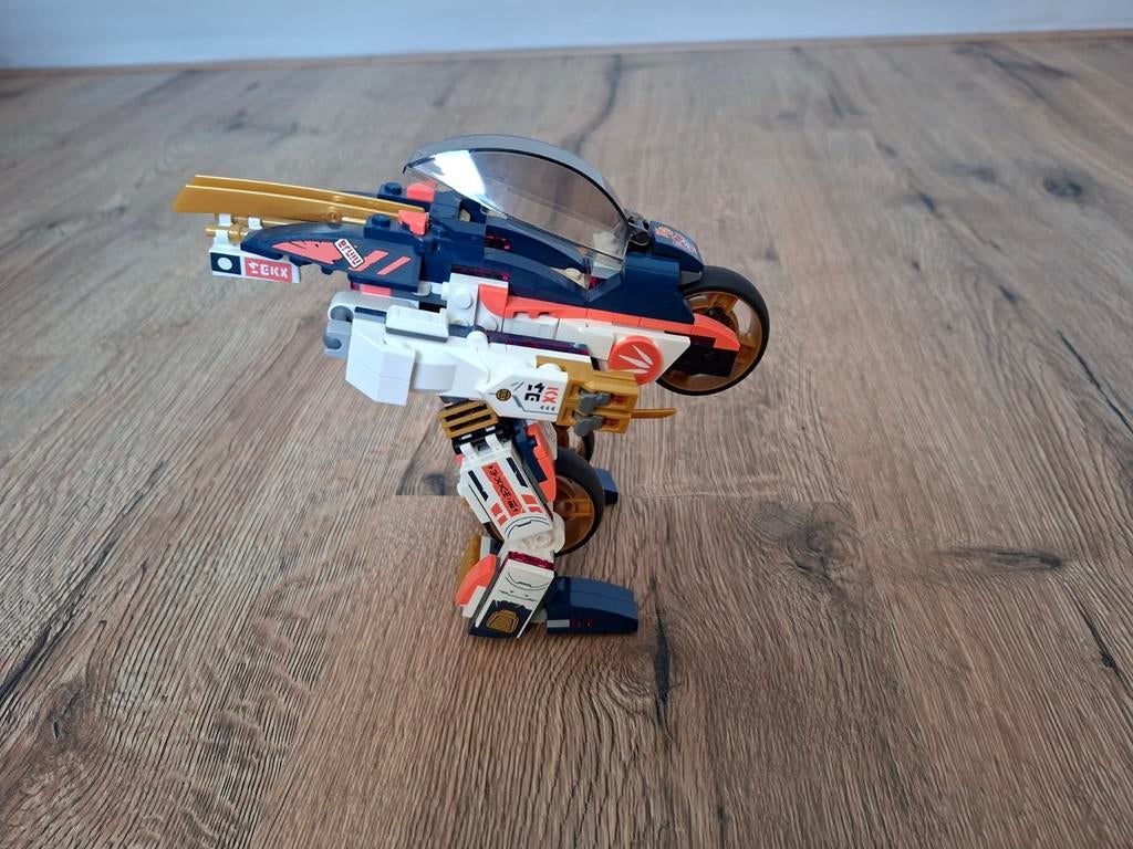 LEGO NINJAGO 71792 Sora's Transformerende Mecha Motor 2-in-1, Ophalen of Verzenden, Zo goed als nieuw, Complete set, Lego