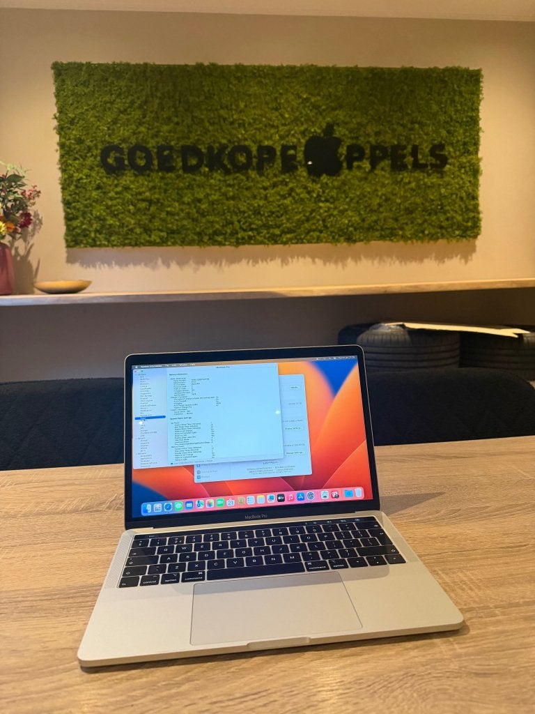MacBook Pro 2018 13 inch i5 8GB 256GB Zilver, Support@apple.com, Ophalen, MacBook Pro, Apple