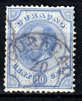 Curaçao NVPH 4, Ophalen of Verzenden, Gestempeld