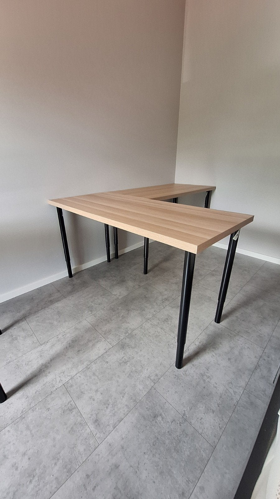 IKEA Lagkapten tafel met verstelbare poten, Gebruikt, 100 tot 150 cm, 50 tot 100 cm, Vier personen