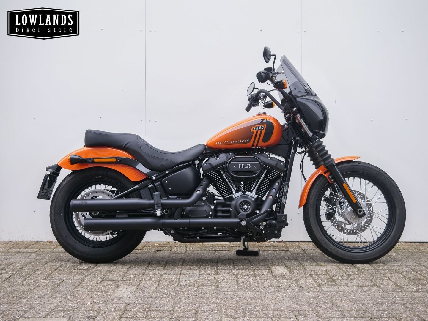 HARLEY-DAVIDSON STREET BOB 114 FXBBS (bj 2021), 2 cilinders, HARLEY-DAVIDSON, Bedrijf, Onbekend