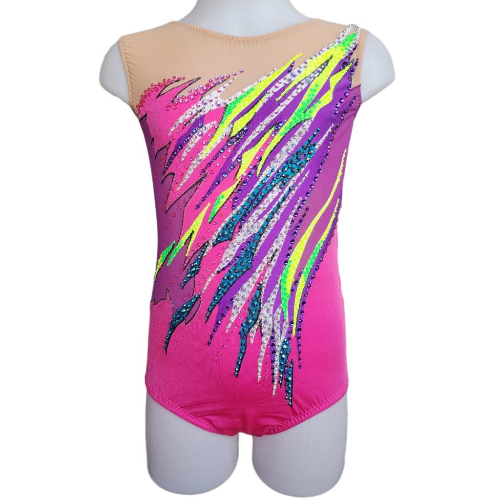 Nieuw ritmische gymnastiek pakje roze maat 140, Nieuw, Roze, Turnpak(je), Kindermaat 122 t/m 140
