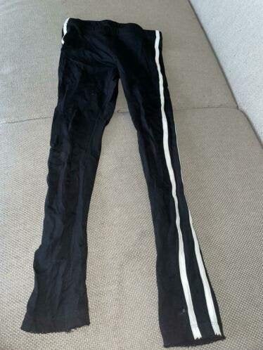 Jilly 134 shoeby legging 134 broek boekje zwart wit, Kinderen en Baby's, Kinderkleding | Maat 134, Verzenden, Zo goed als nieuw