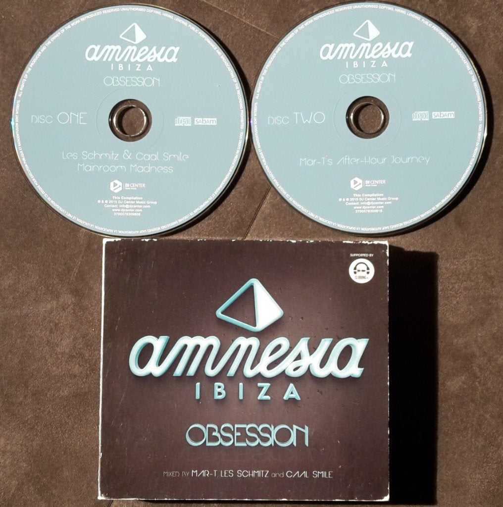 CD - Mar-T, Les Schmitz Caal Smile - Amnesia Ibiza Obsession, Cd's en Dvd's, Ophalen of Verzenden, Zo goed als nieuw, Techno of Trance