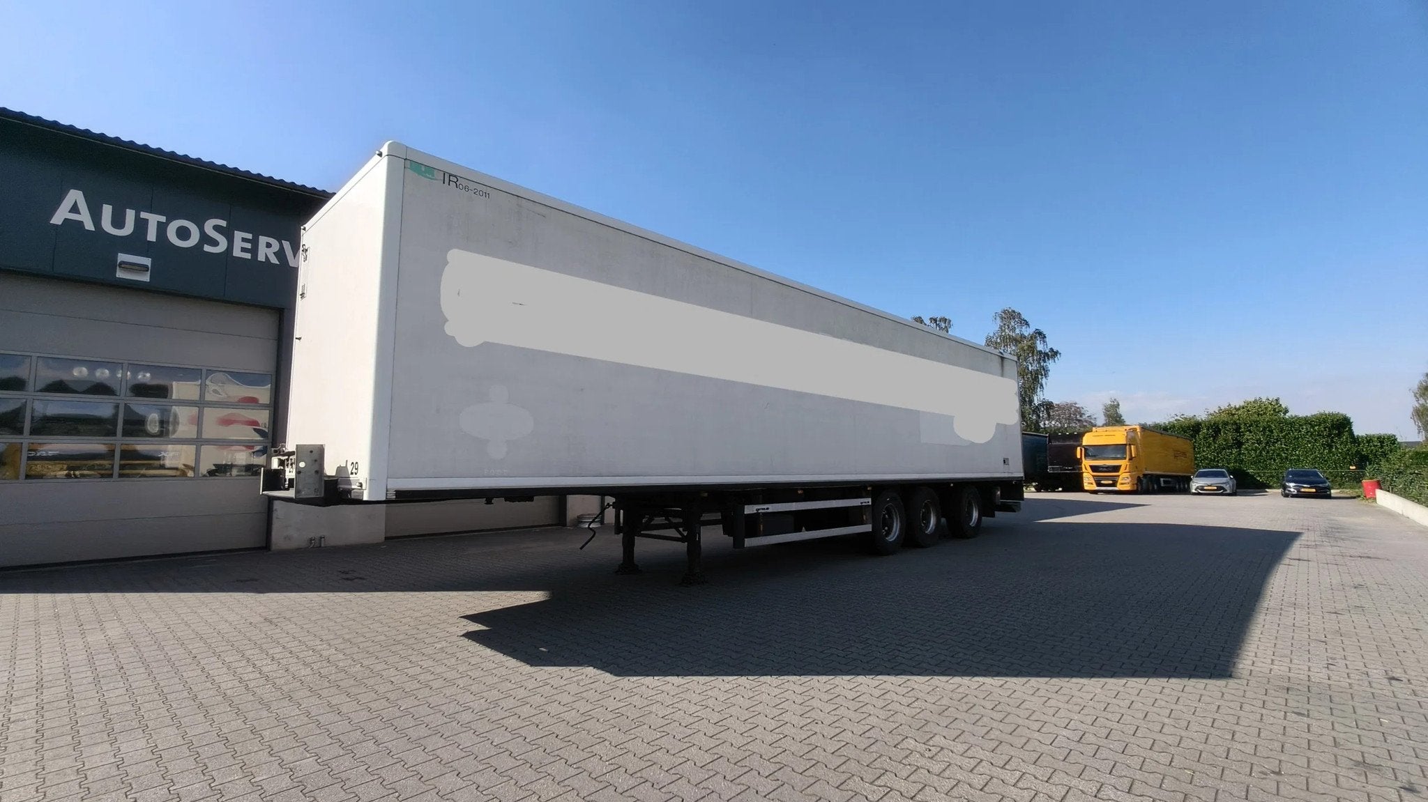Groenewegen ROZ-15-27PCB STUURAS - LIFTAS - TRIDEC - 2500KG, Overige brandstoffen, Wit, Bedrijf, Aanhangers en Opleggers