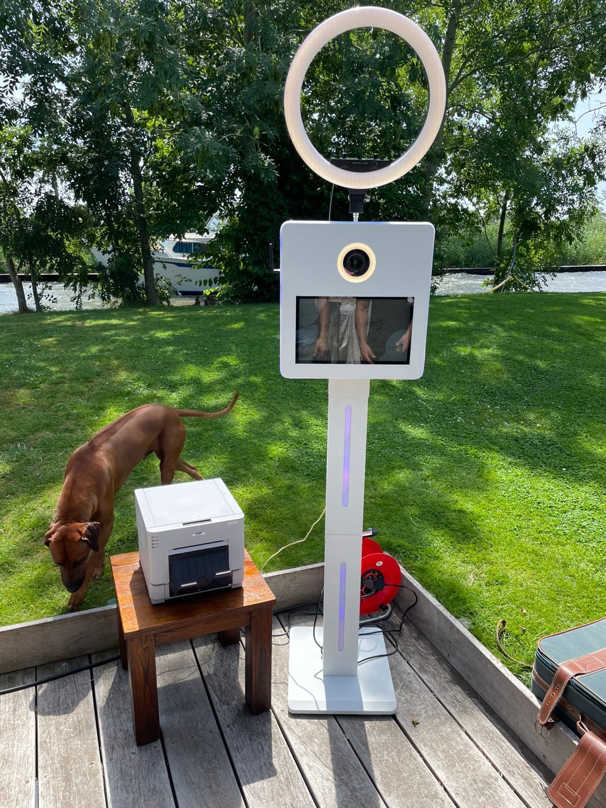 Photobooth huren onbeperkt prints en professionele camera, Ophalen of Verzenden, Zo goed als nieuw, Geboorte of Huwelijk