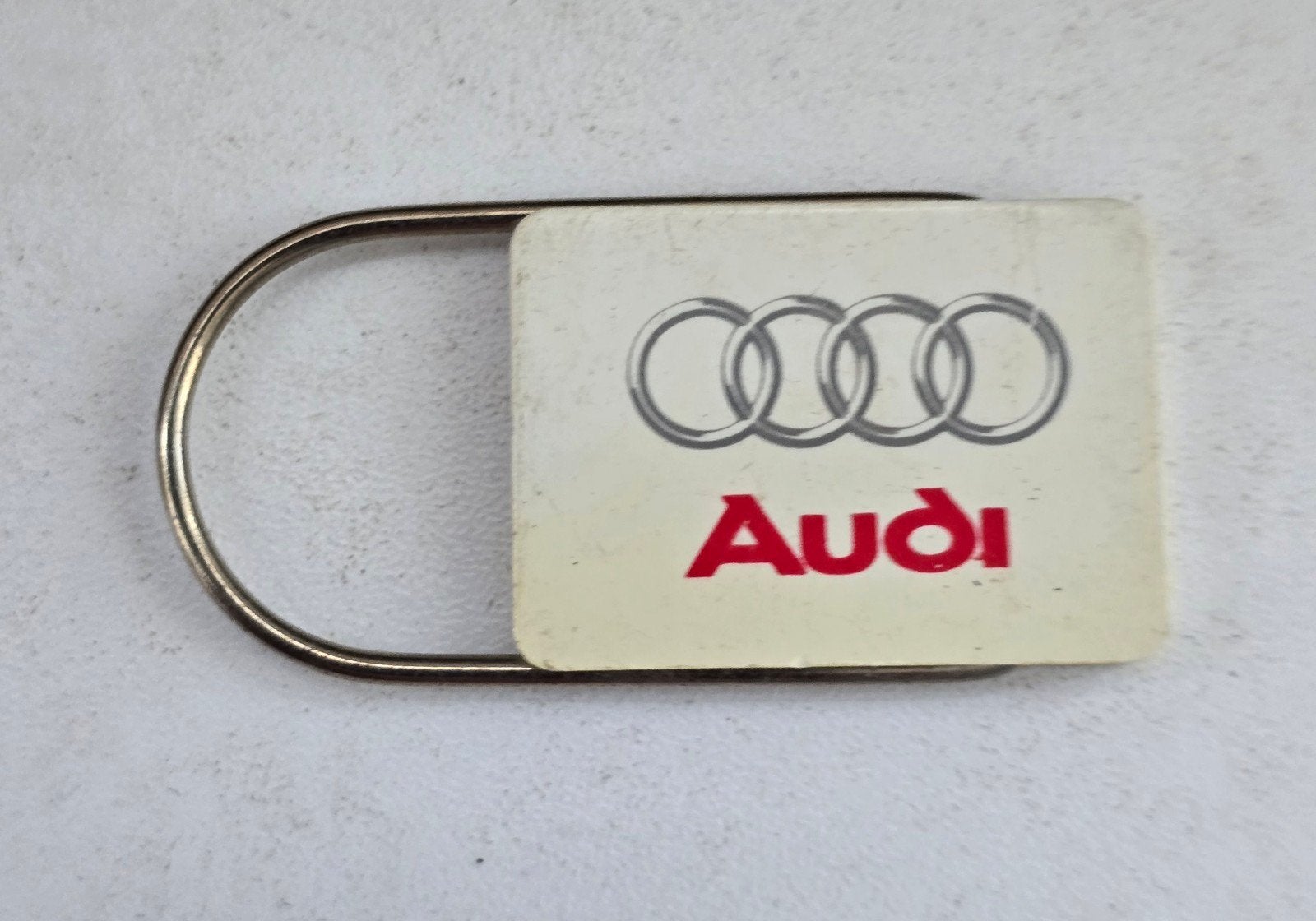 Audi Sleutelhanger - Vintage Design, Ophalen of Verzenden, Gebruikt, Merk