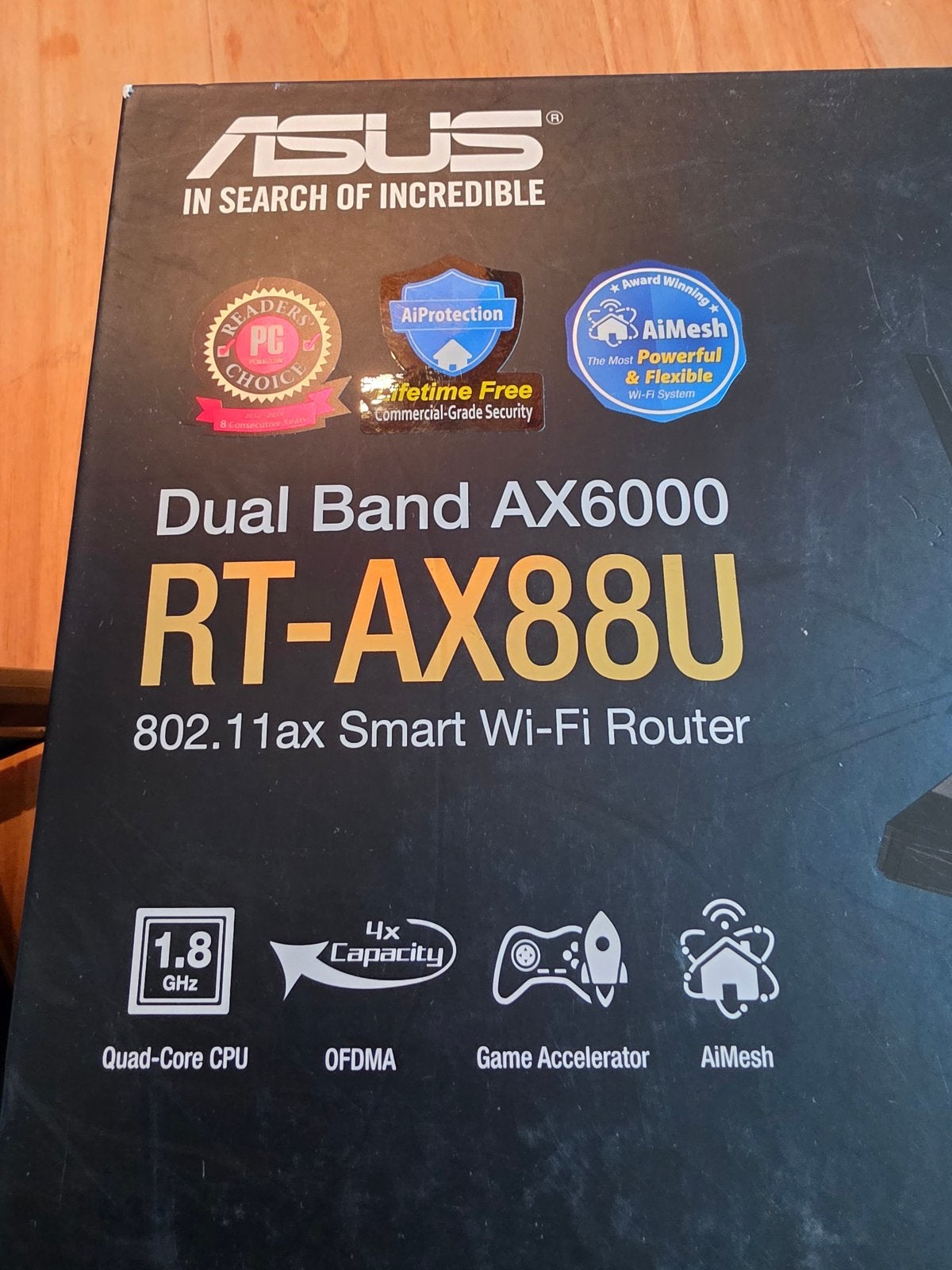 ASUS RT-AX88U Dual Band AX6000 Smart Wi-Fi Router, Computers en Software, Routers en Modems, Ophalen of Verzenden, Zo goed als nieuw
