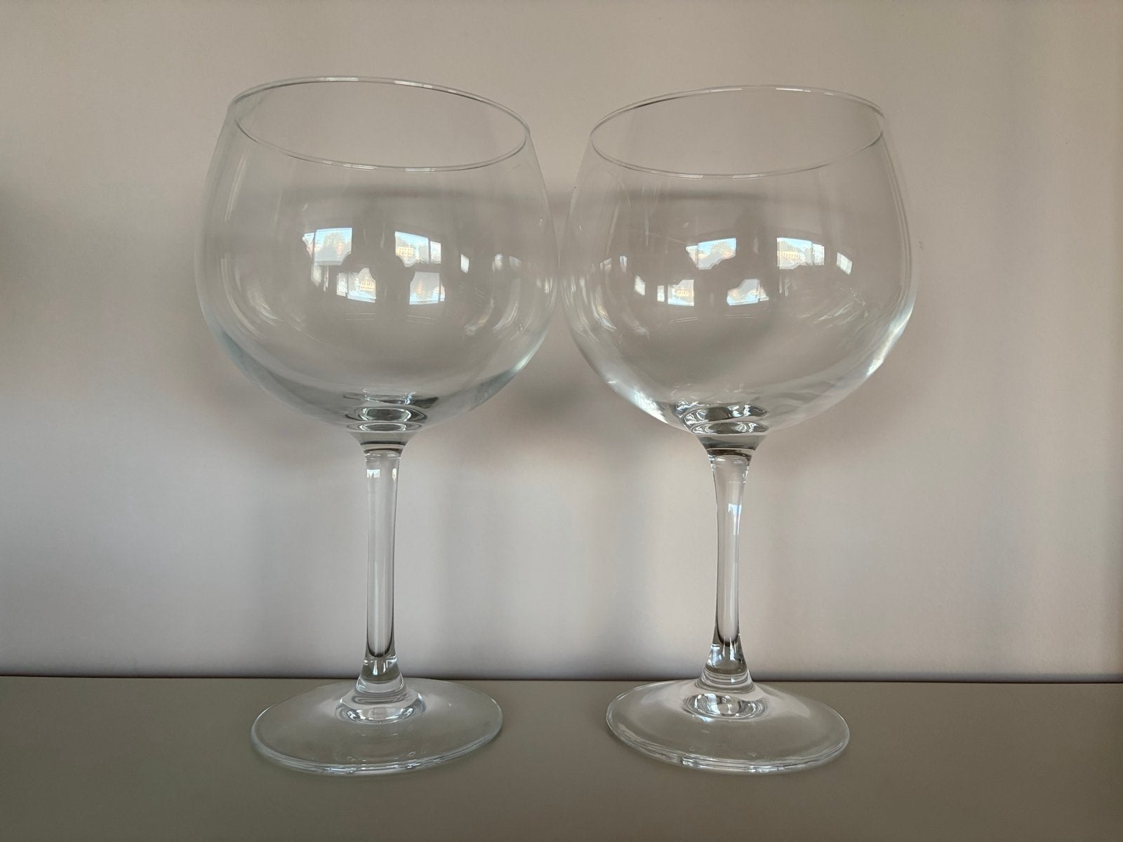 Twee Merkloze Gin Glazen, Ophalen of Verzenden, Overige merken, Glas, Overige typen