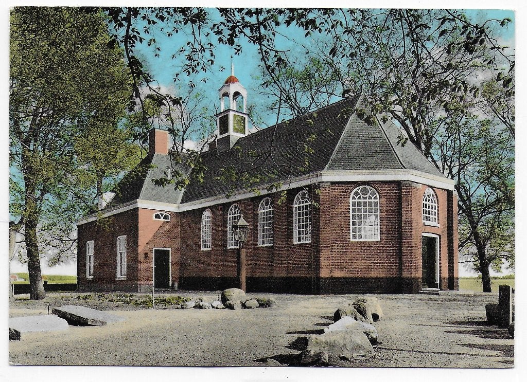 Schokland Voorm. Ned herv kerk Gelopen ansichtkaart (B6234), Verzamelen, Ophalen of Verzenden, 1980 tot heden, Gelopen