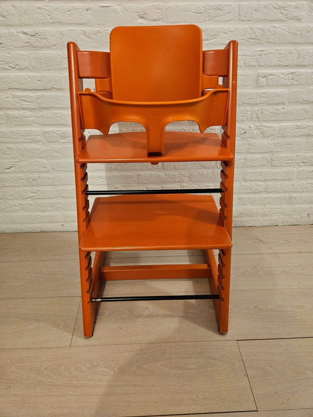 Stokke Tripp Trapp meegroeistoel - Oranje, Ophalen, Gebruikt, Meegroeistoel, Aanschuifbaar