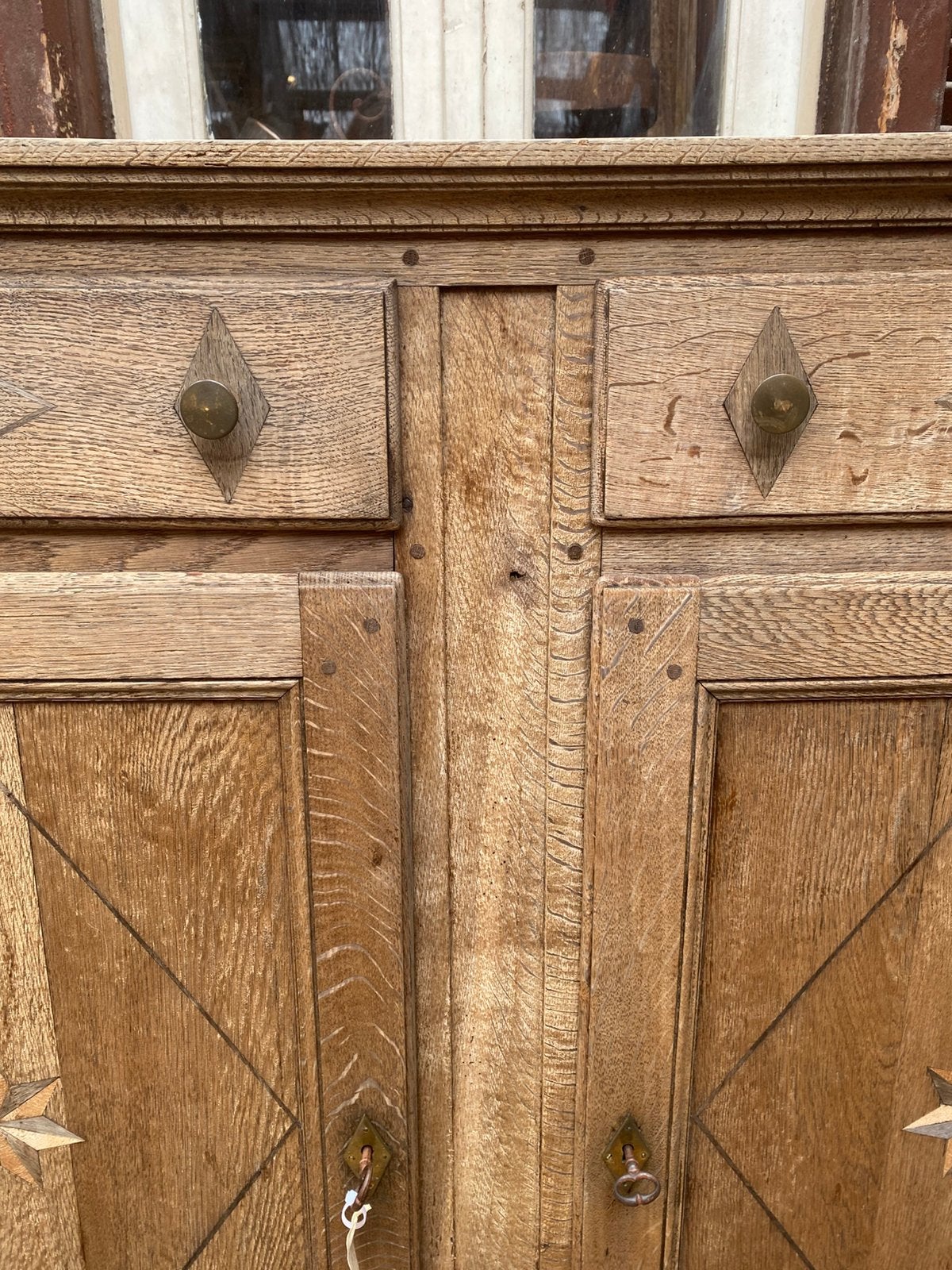 Landelijk Frans Ardens eiken kast dressoir, Ophalen