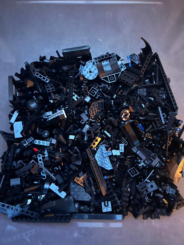 4 kg zwarte lego, Ophalen of Verzenden, Zo goed als nieuw