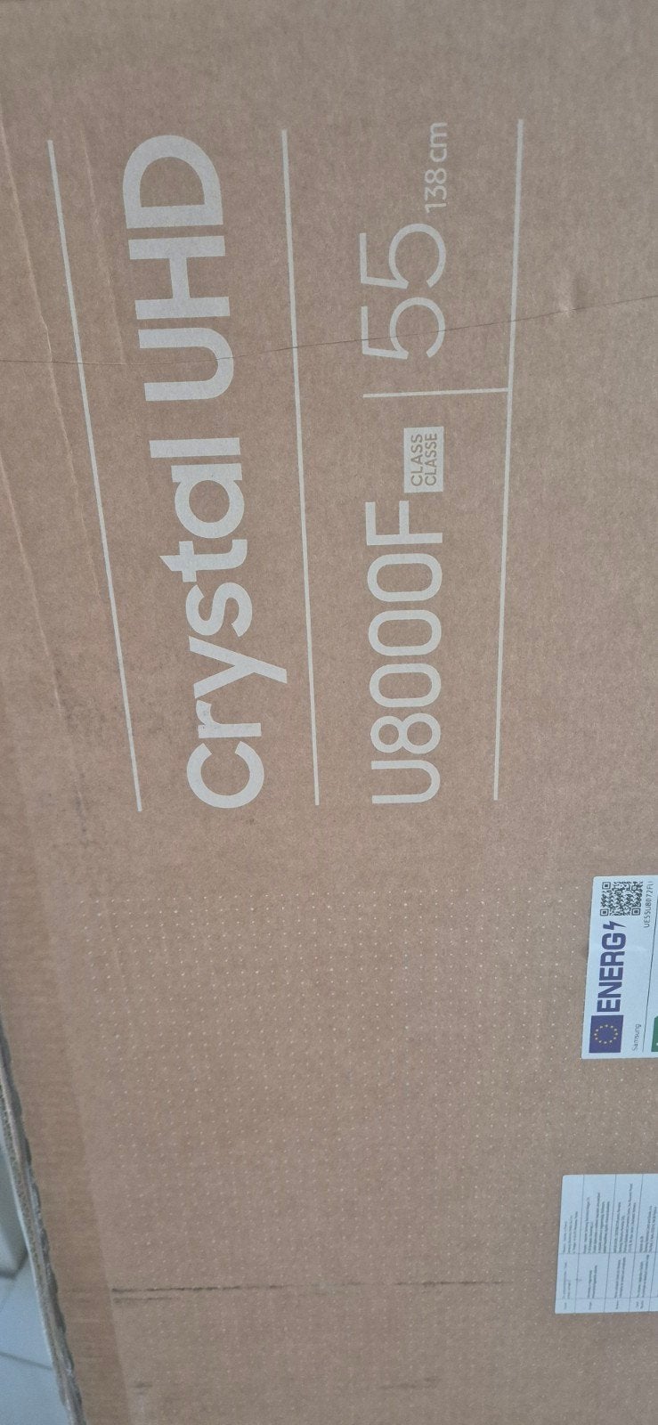Samsung TV U 8000 F 55inch met Factuur, Ophalen of Verzenden, Nieuw