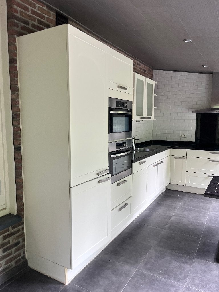 Keuken, Huis en Inrichting, Keuken | Complete keukens, Ophalen, Gebruikt, Wit, Hoekkeuken