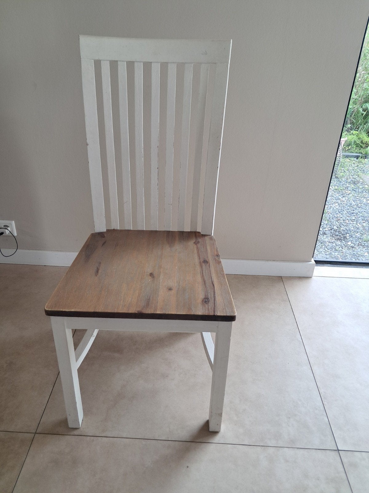 6 houten eettafel stoelen Gratis af te halen, Huis en Inrichting, Ophalen of Verzenden, Gebruikt, Bruin