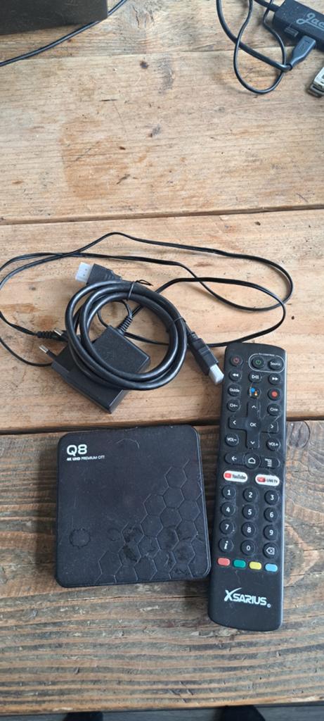xsarius Q8  4k iptv ontvanger, Ophalen of Verzenden, Zo goed als nieuw, HDMI, 1500 GB of meer