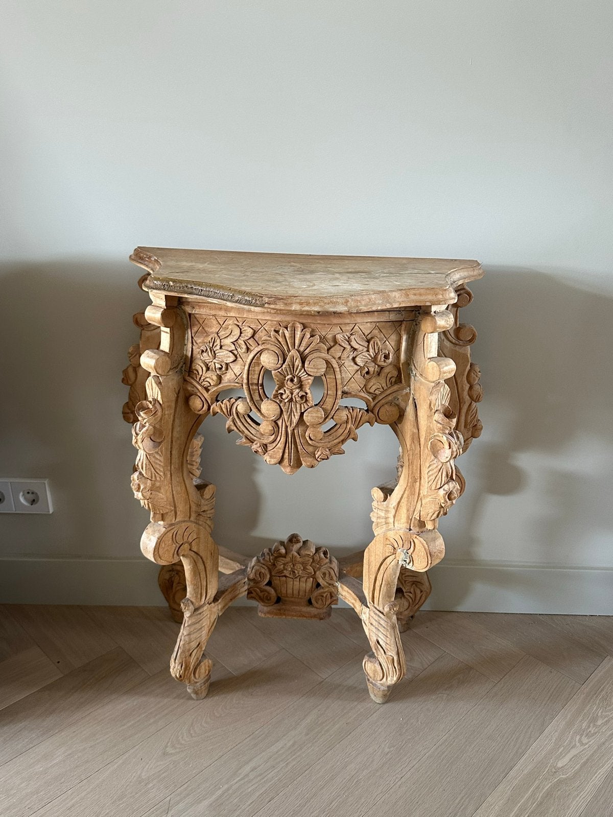 Houten Bijzettafel Console, Ophalen