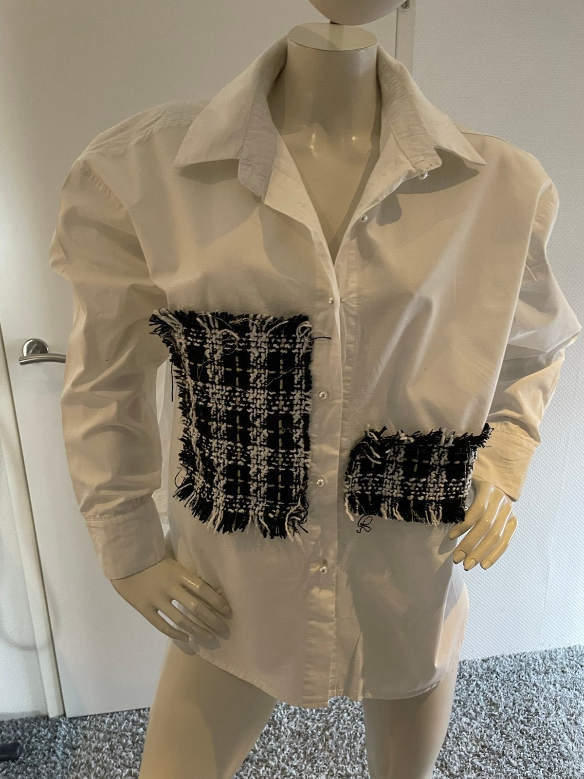 Brigitte bardot blouse maat m/l, Kleding | Dames, Maat 38/40 (M), ., Wit, Ophalen of Verzenden
