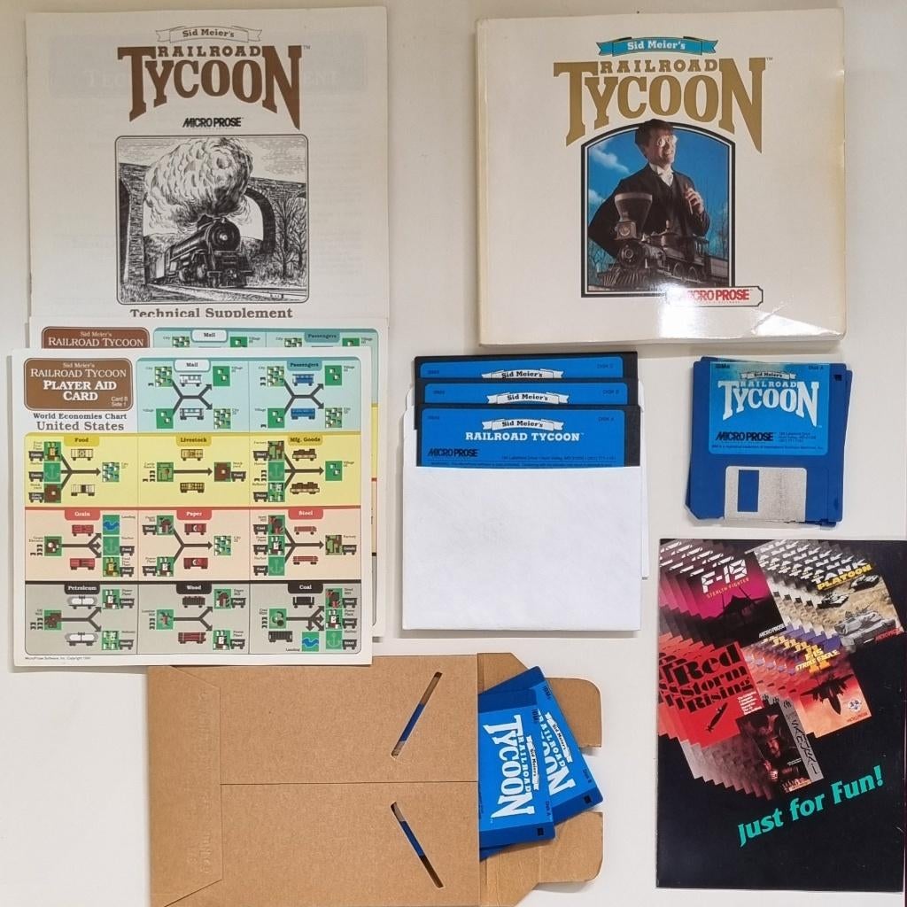Railroad Tycoon pc bigbox compleet, Gebruikt, 1 speler, Ophalen of Verzenden, Vanaf 7 jaar