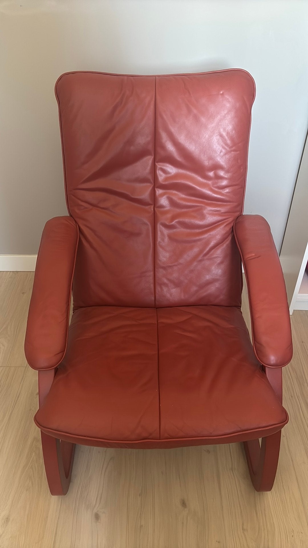 Stoel, Ophalen, Gebruikt, 50 tot 75 cm, Leer