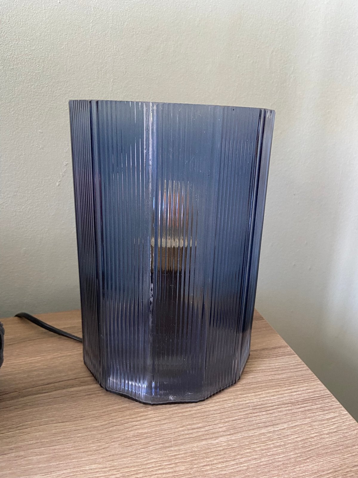 Blauwe moderne lamp 2 stuks, Blauw, Ophalen, Zo goed als nieuw, Design