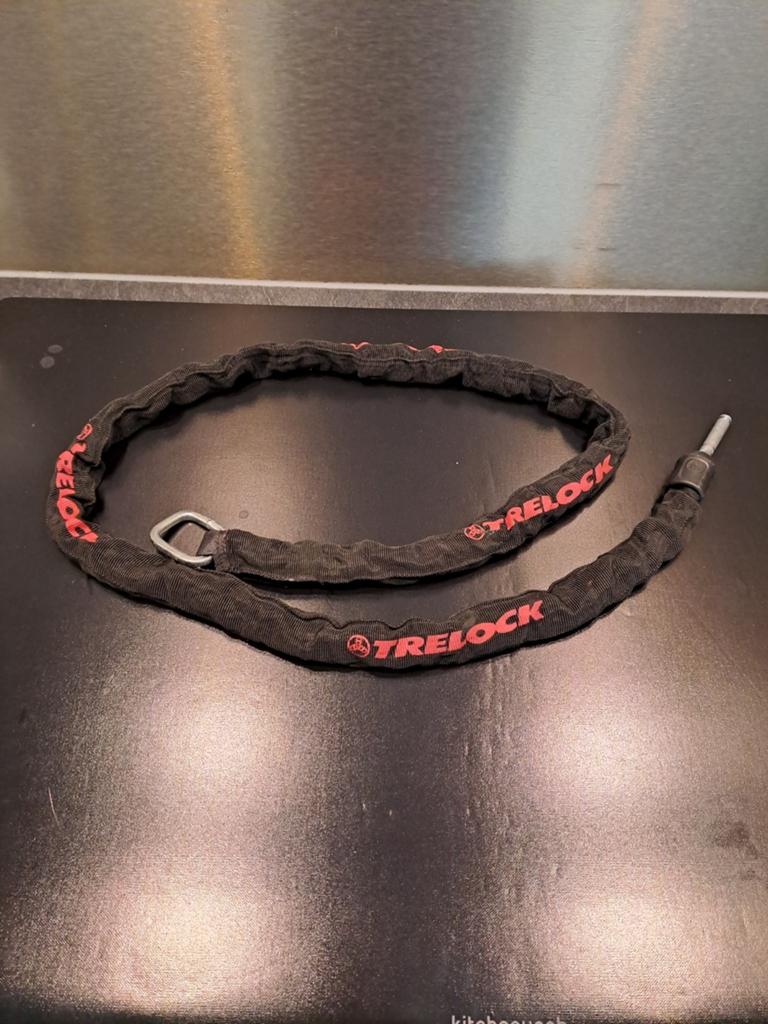 Trelock Kettingslot 140 cm, Fietsen en Brommers, Fietsaccessoires | Fietssloten, Ophalen of Verzenden, Gebruikt, Kettingslot