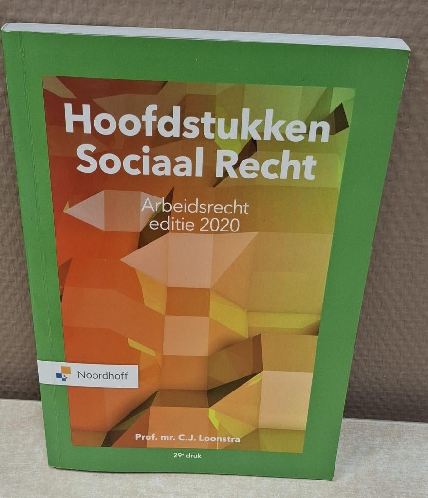 Hoofdstukken Sociaal Recht 9789001593315, Boeken, Ophalen of Verzenden, Alpha, Zo goed als nieuw, HBO