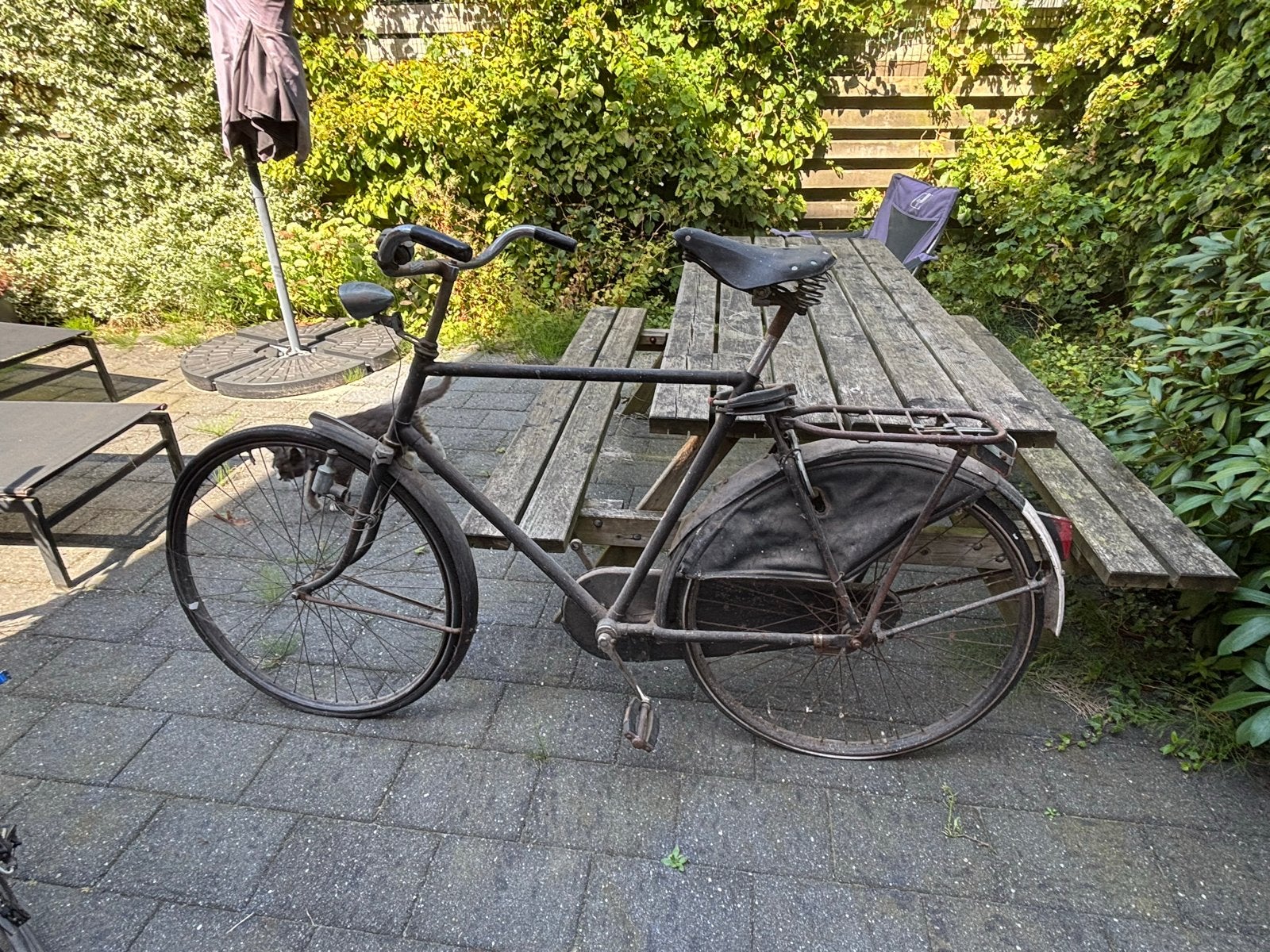 Gazelle fiets uit 1936 - Schuurvondst, 55 tot 59 cm, Ophalen, Terugtraprem, Jaren '30