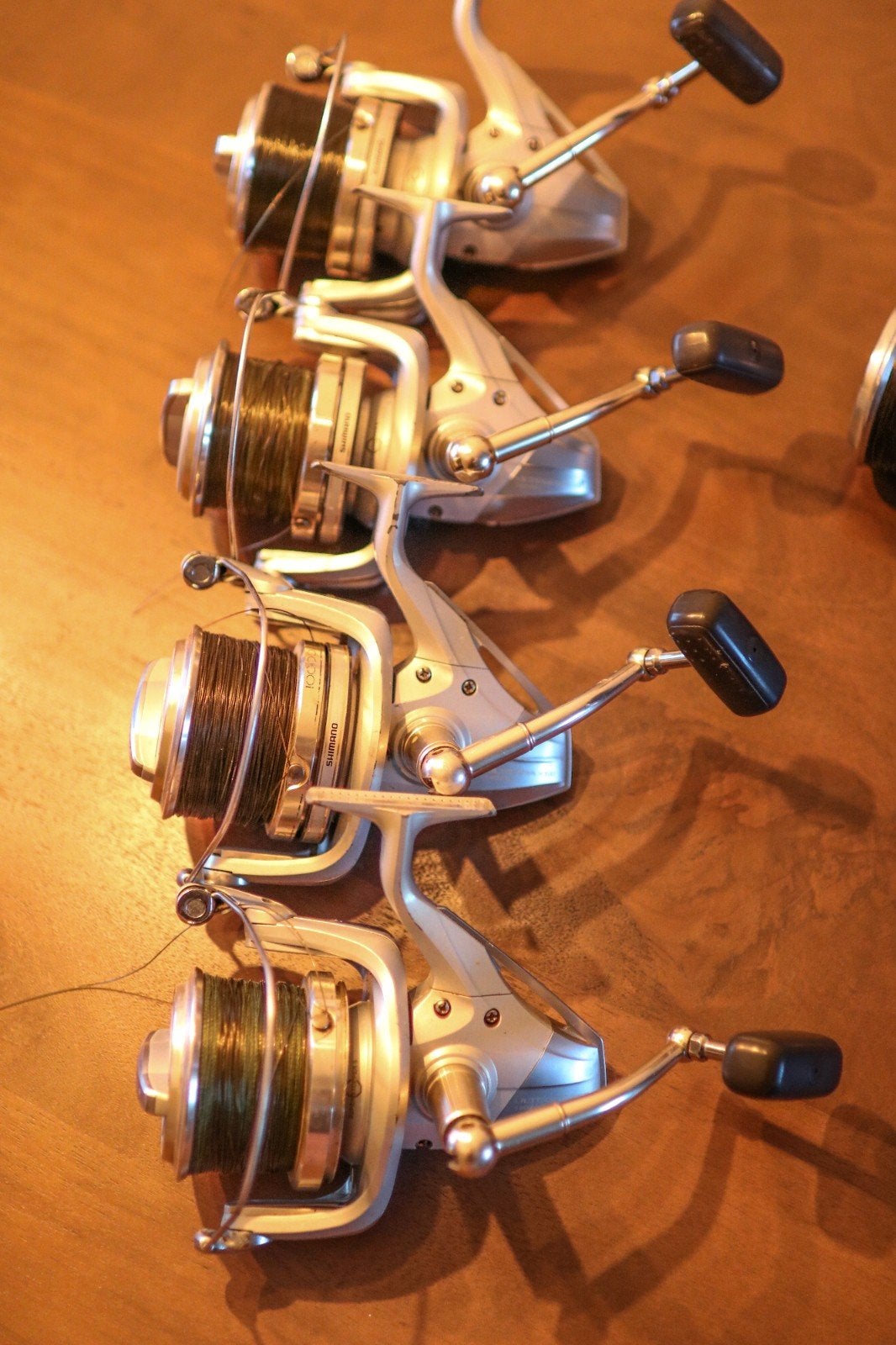 Shimano 10000 XSB 4x, Watersport en Boten, Ophalen of Verzenden, Gebruikt, Molen