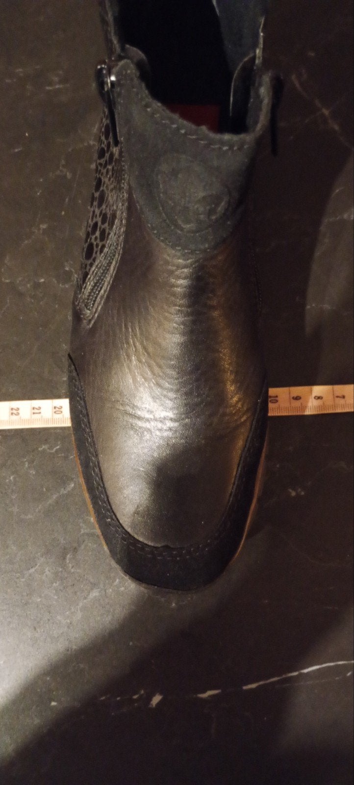 rieker dameslaatsje mt 37, Kleding | Dames, Zwart, Lage of Enkellaarzen, Ophalen of Verzenden, Zo goed als nieuw