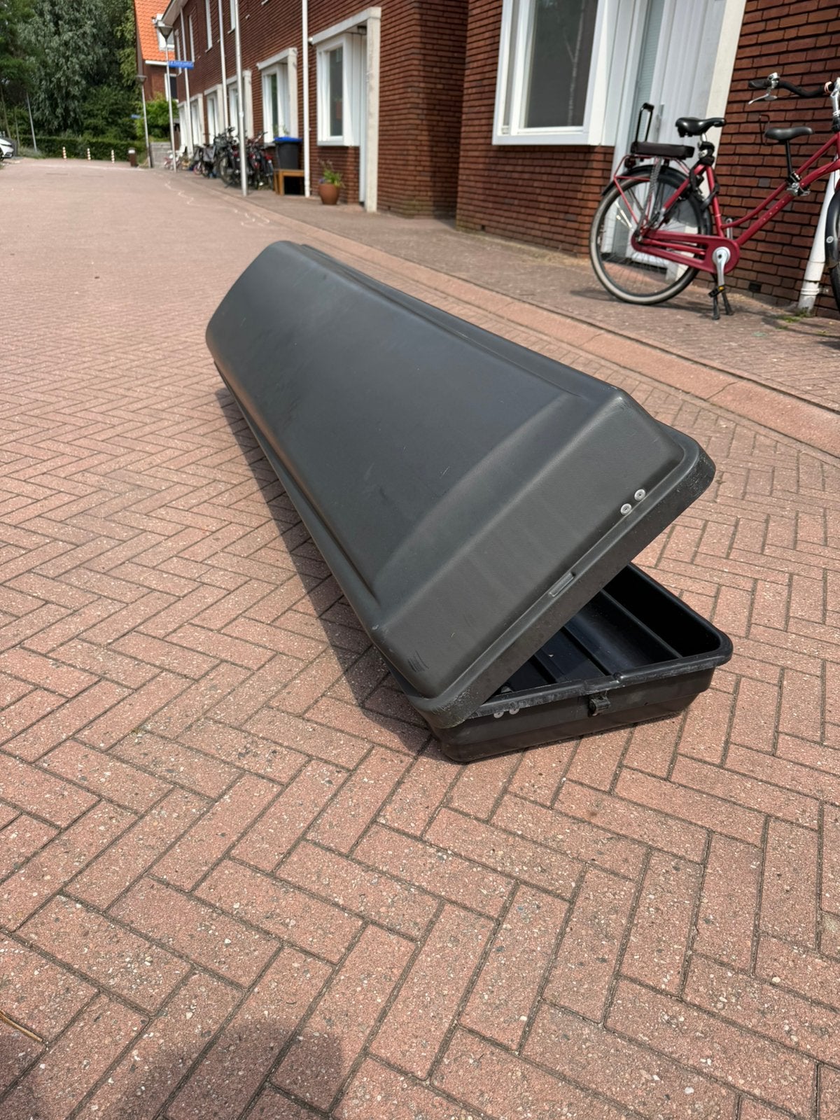Hapro dakkoffer, Ophalen, Gebruikt