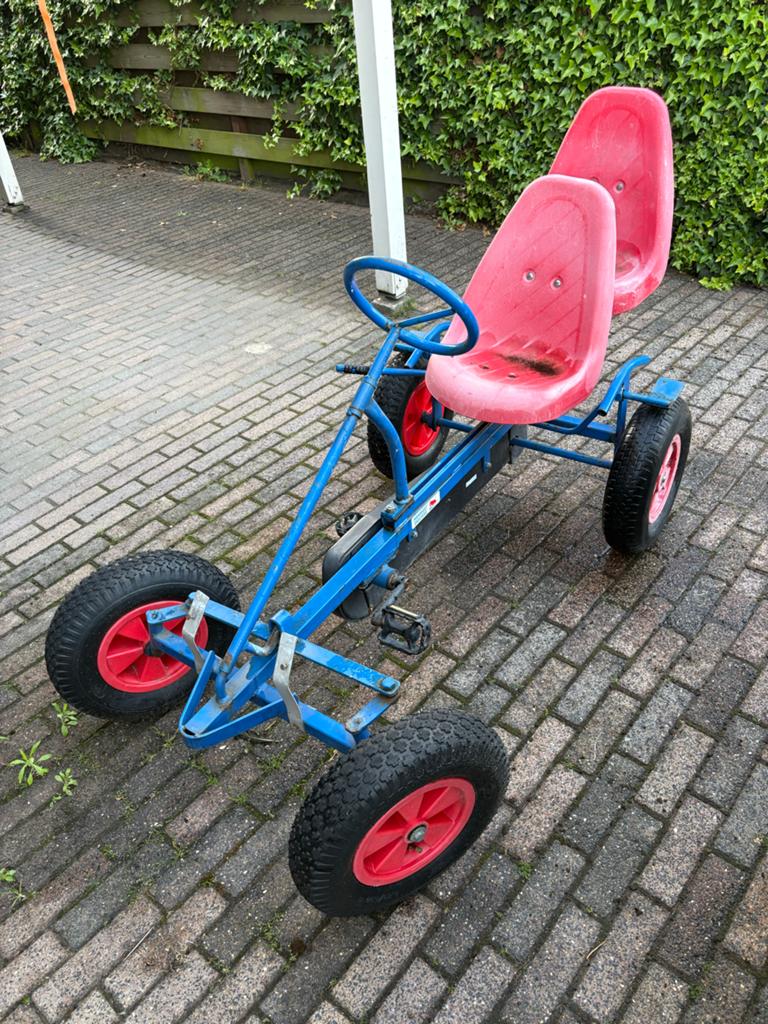 Mammoet skelter met kar - robuust en klaar voor avontuur!, Kinderen en Baby's, Speelgoed | Buiten | Skelters, Ophalen, Gebruikt