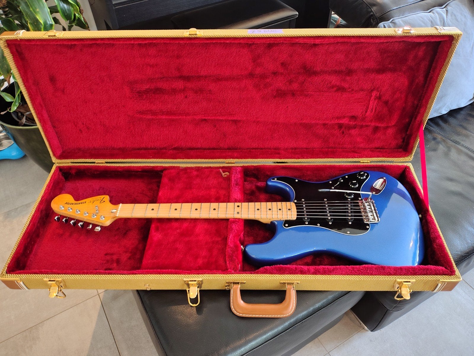 Fender Stratocaster 1979, Ophalen of Verzenden, Gebruikt, Solid body, Fender