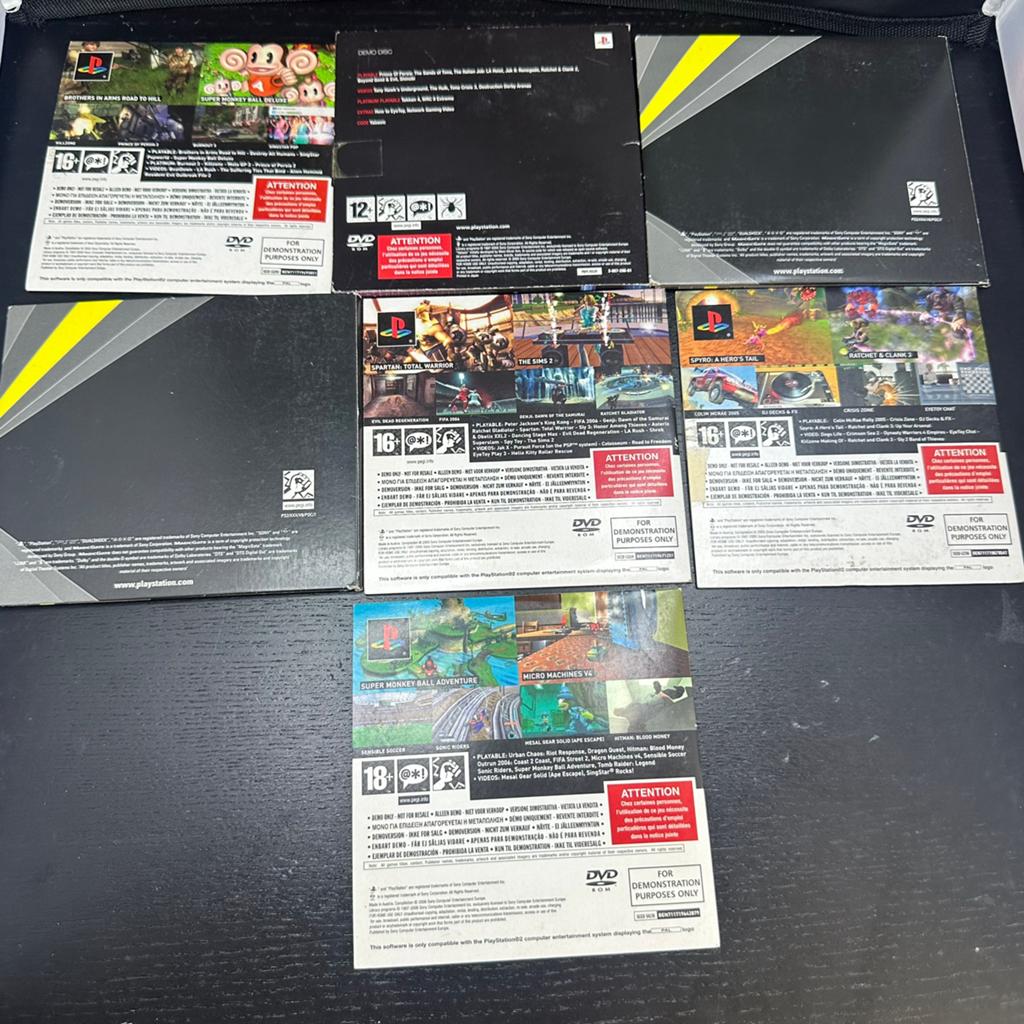 PlayStation 2 demo’s - Compleet en Werkend (7 stuks), S, G, Overige genres, 1 speler