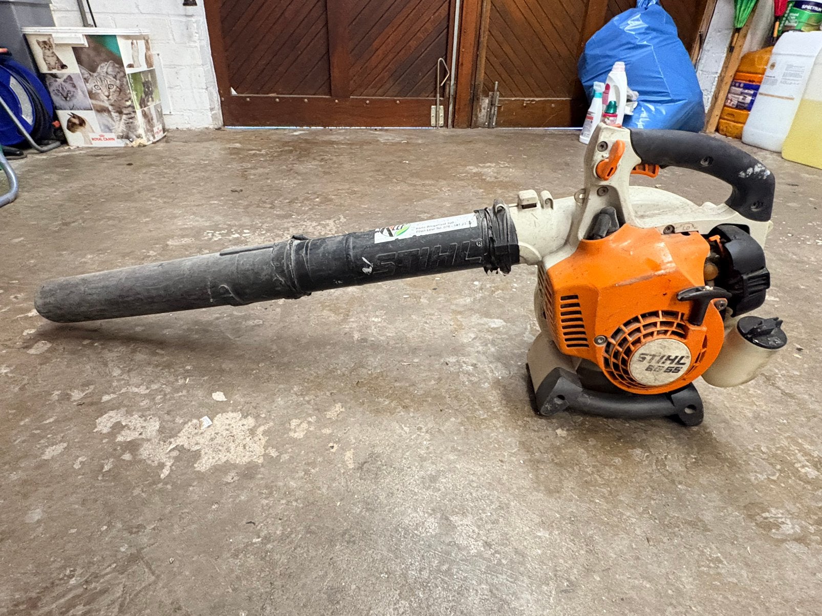 Bladblazer stihl, Tuin en Terras, Bladblazers, Ophalen, Gebruikt, Benzine, Handgedragen