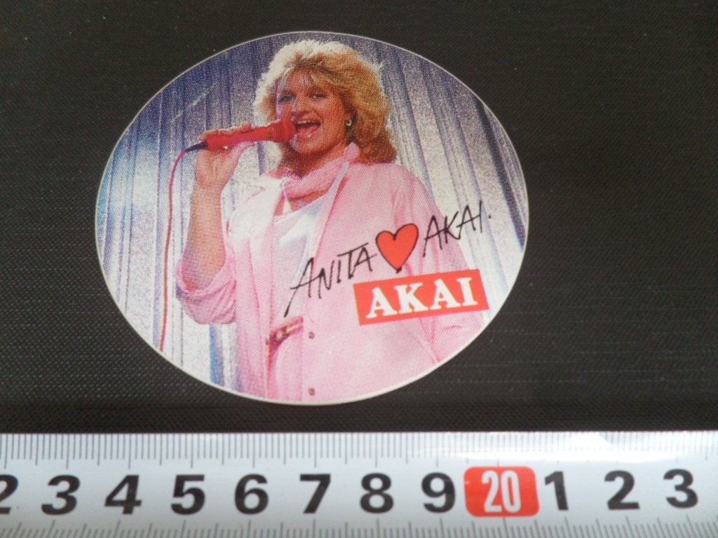 sticker POP anita meyer loves AKAI *, Ophalen of Verzenden, Zo goed als nieuw