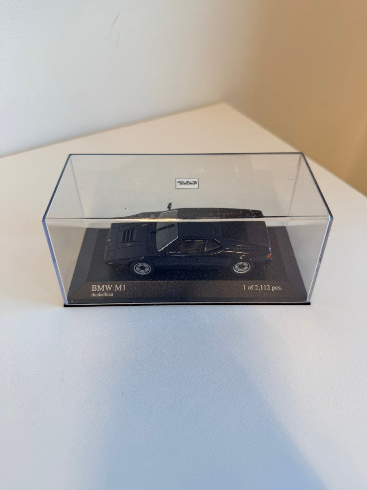 BMW M1, Ophalen of Verzenden, Zo goed als nieuw, Auto, MiniChamps