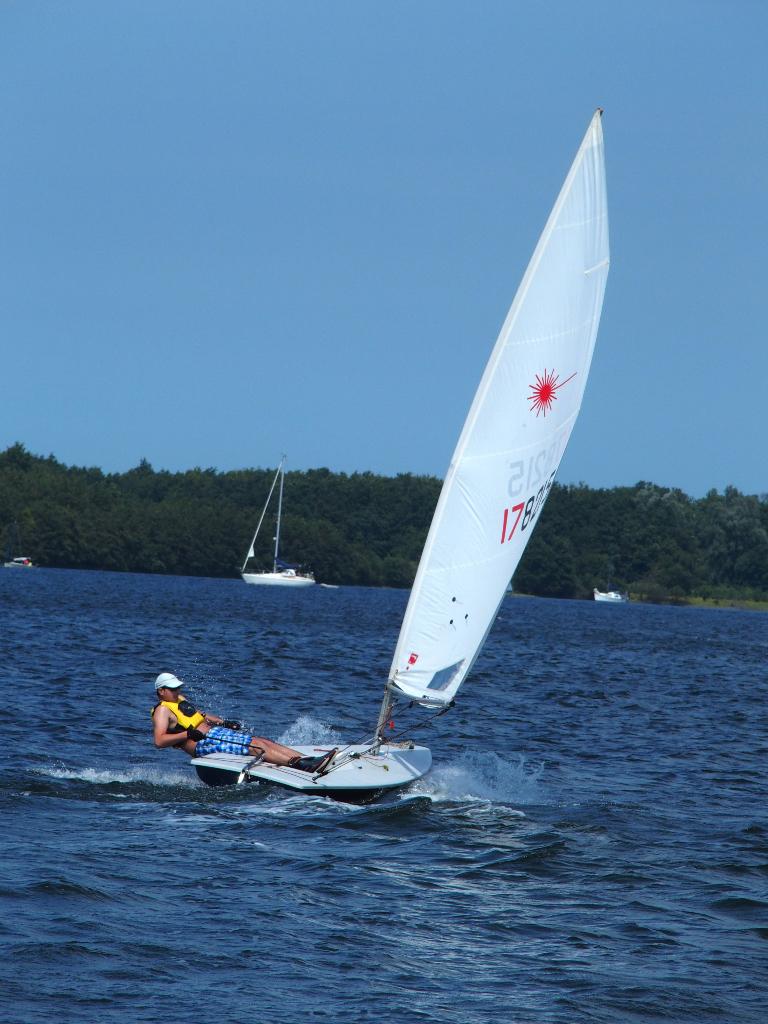 Laser 1 Radiaal in zeer nette staat, Watersport en Boten, Ophalen, Laser, Gebruikt, Laser