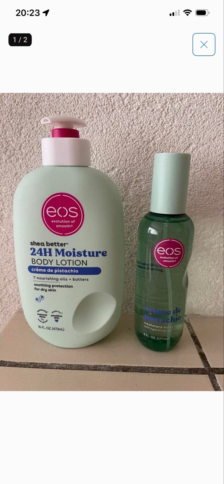 EOS Bodylotion & Bodyspray Crème de Pistache, Ophalen of Verzenden, Nieuw, Bodylotion, Crème of Olie