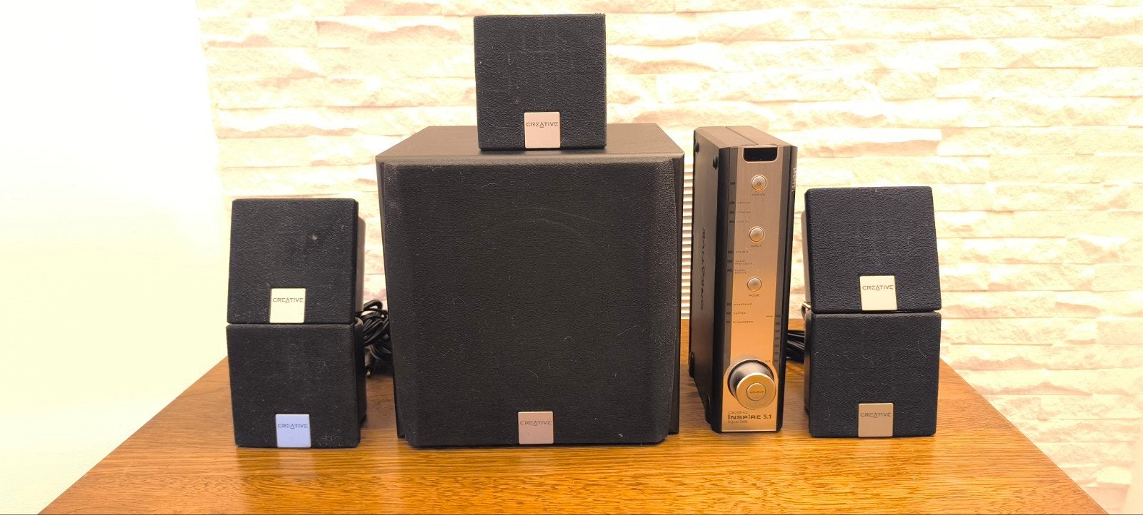 Creative Inspire 5.1 Digital 5500 Home Theater Systeem, Overige merken, Gebruikt, 70 watt of meer, Ophalen of Verzenden
