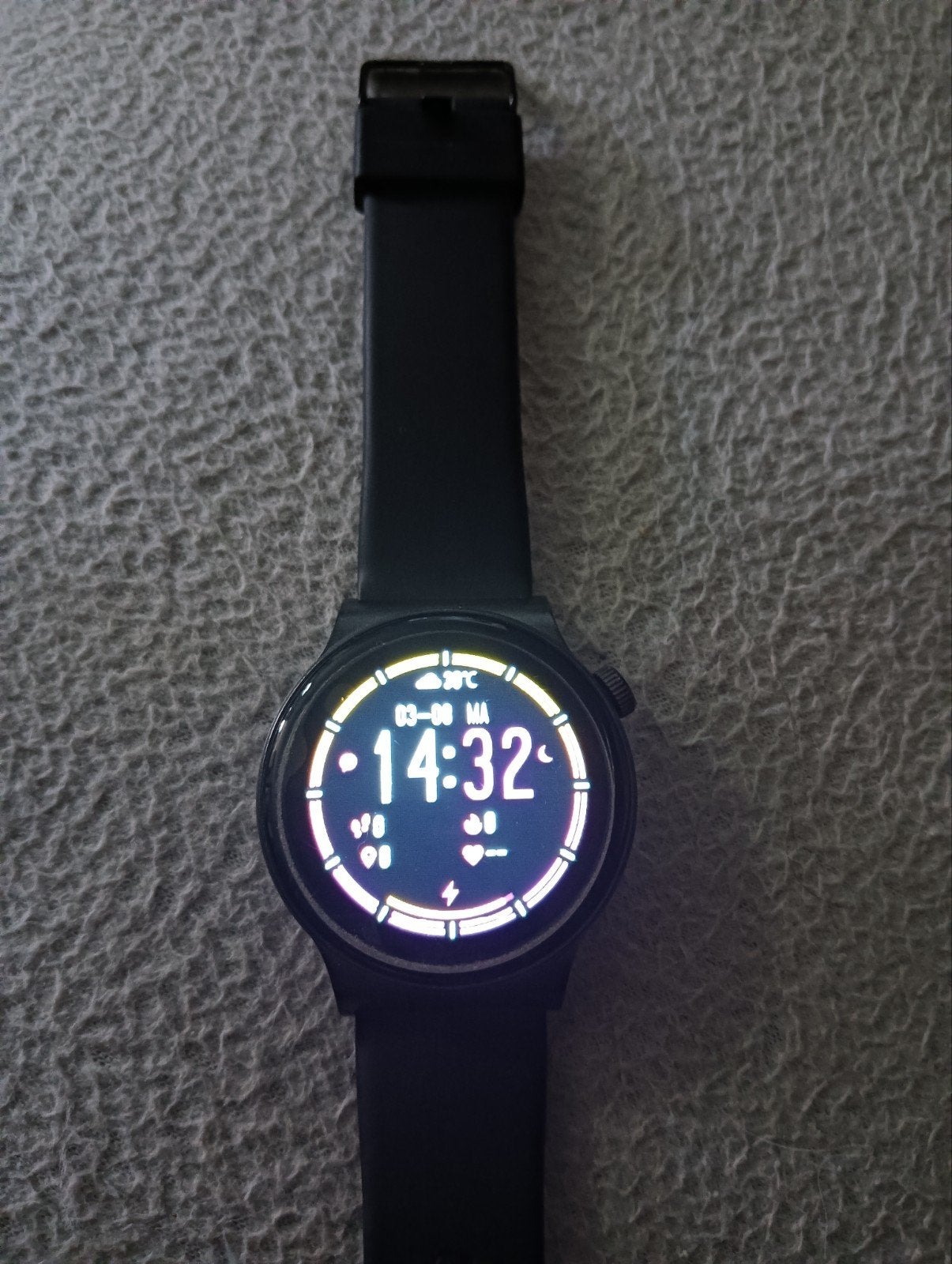 ooqe cs pro smartwatch, Ophalen, Hartslag, Zwart, Zo goed als nieuw