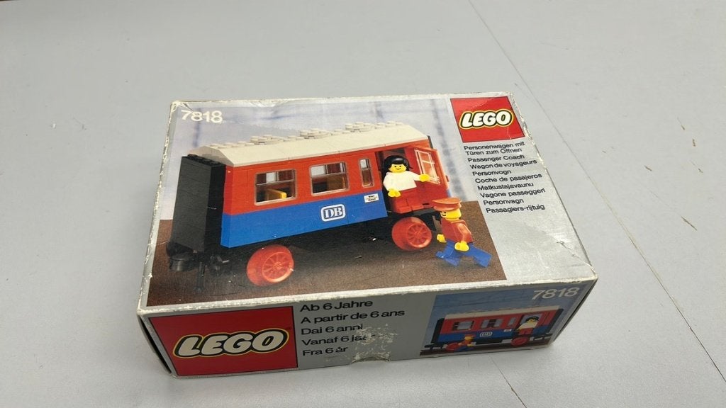 SB2769 Lego trein wagon 7818 compleet + doos + boekje, Kinderen en Baby's, Speelgoed | Duplo en Lego, Ophalen of Verzenden, Zo goed als nieuw