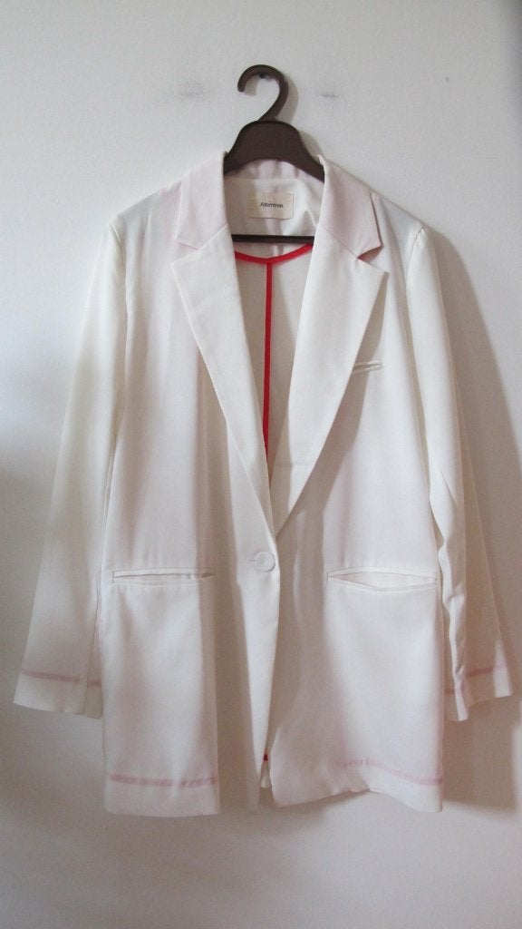 White blazer, Wit, Nieuw, Ophalen of Verzenden, Jasje