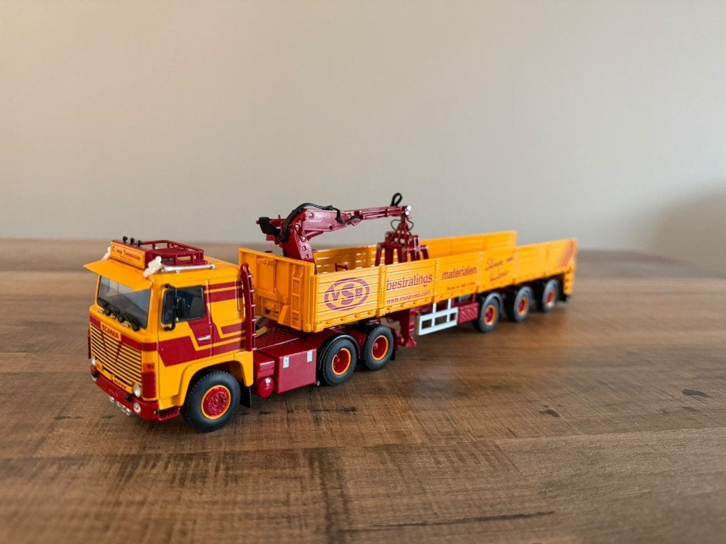 WSI - VSB Scania 141 stenentrailer, Ophalen of Verzenden, Nieuw, Bus of Vrachtwagen, Wsi