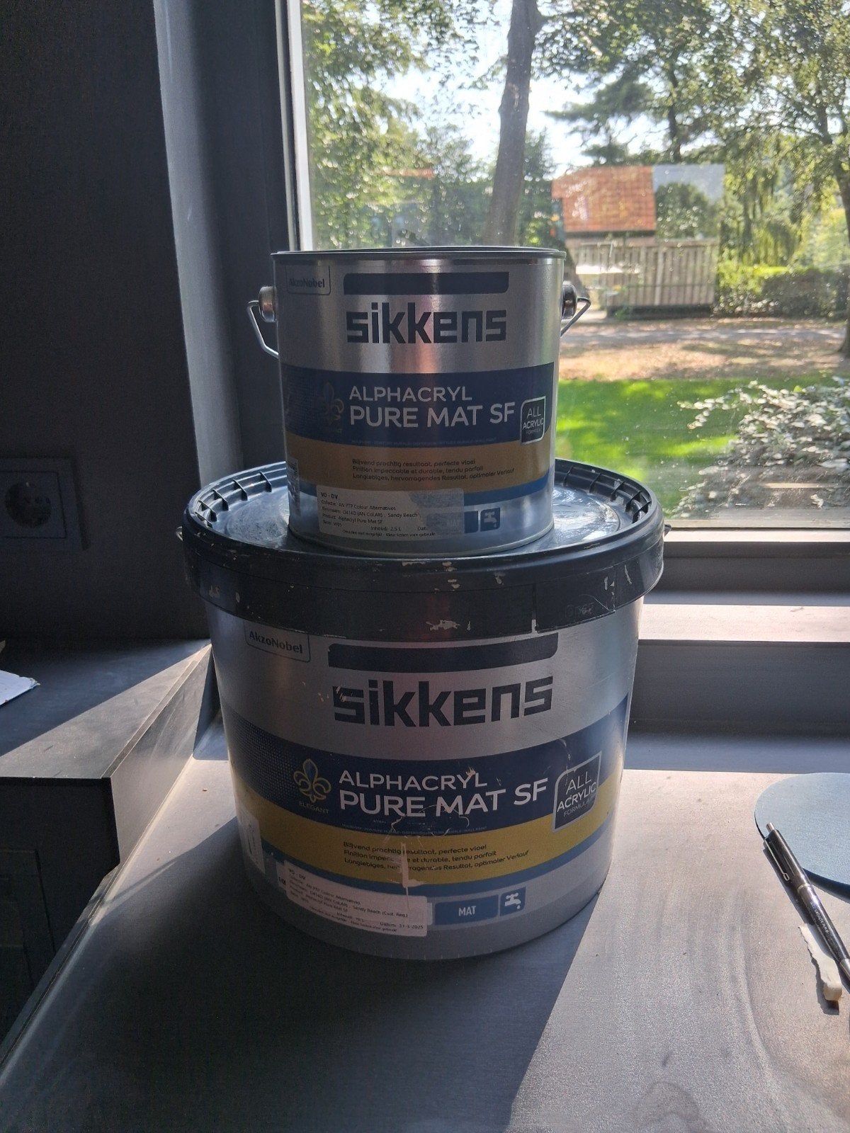 sikkens alphacryl pure mat sf  Sandy beach 12.5 liter!, Ophalen of Verzenden
